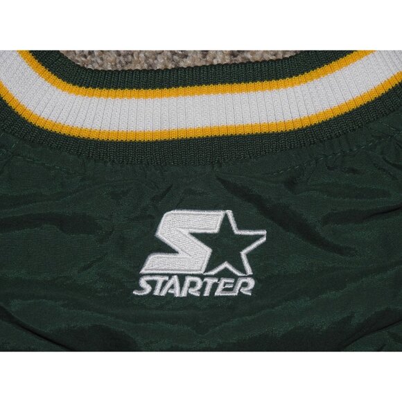 Vintage 90s Green Bay Packers Pro Line Starter Pullover Lined Windbreaker Large - Picture 12 of 13